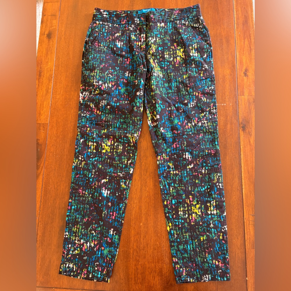 Derek Lam Multicolor Patterned Capri Pants Woman’… - image 1